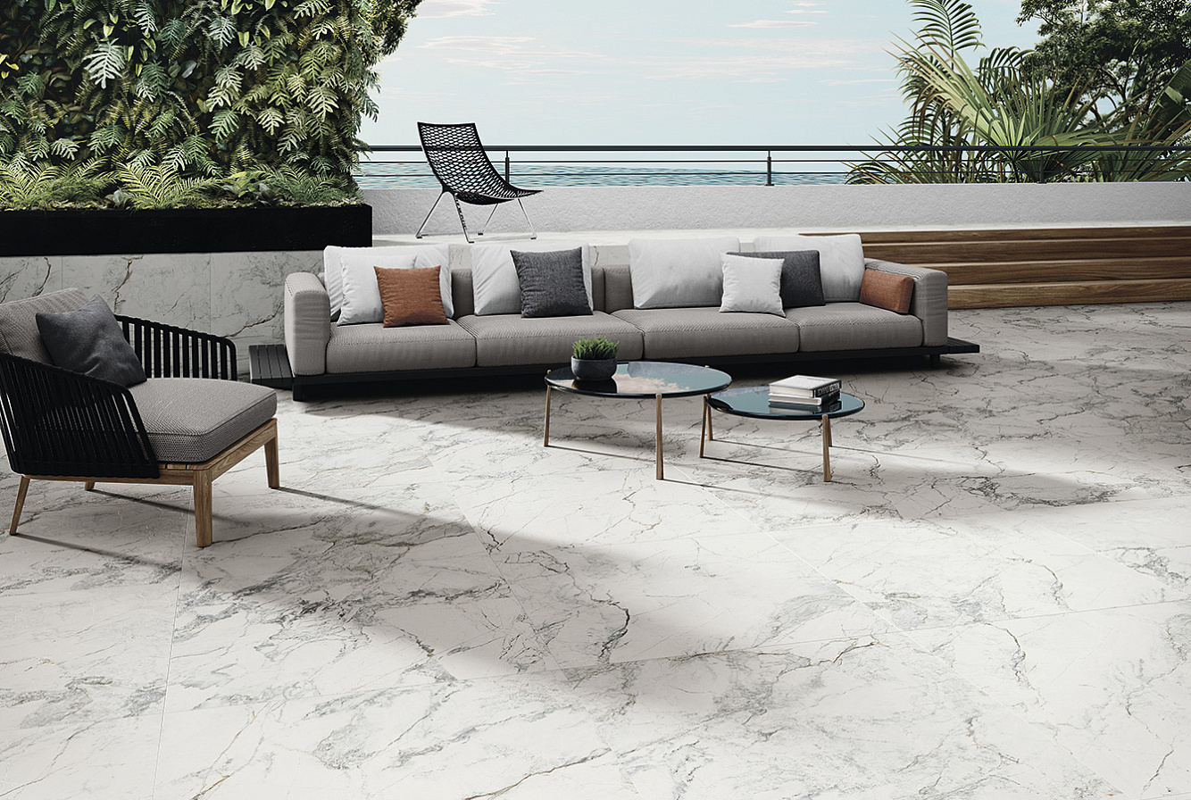 IGUAZU / 1865 WHITE 100x100
