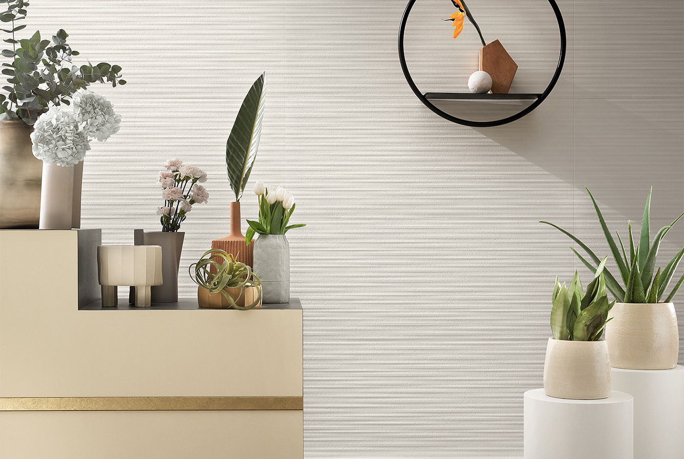 3D WALL PLASTER / COMBED
