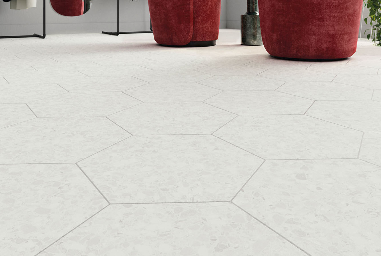 Керамогранит DNA TILES Terrazzo White