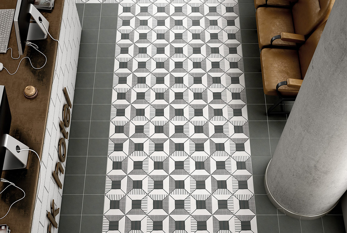 CAPRICE DECO BLOCK B&W